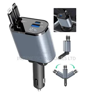 Green Lion 90w Retractable Car Charger