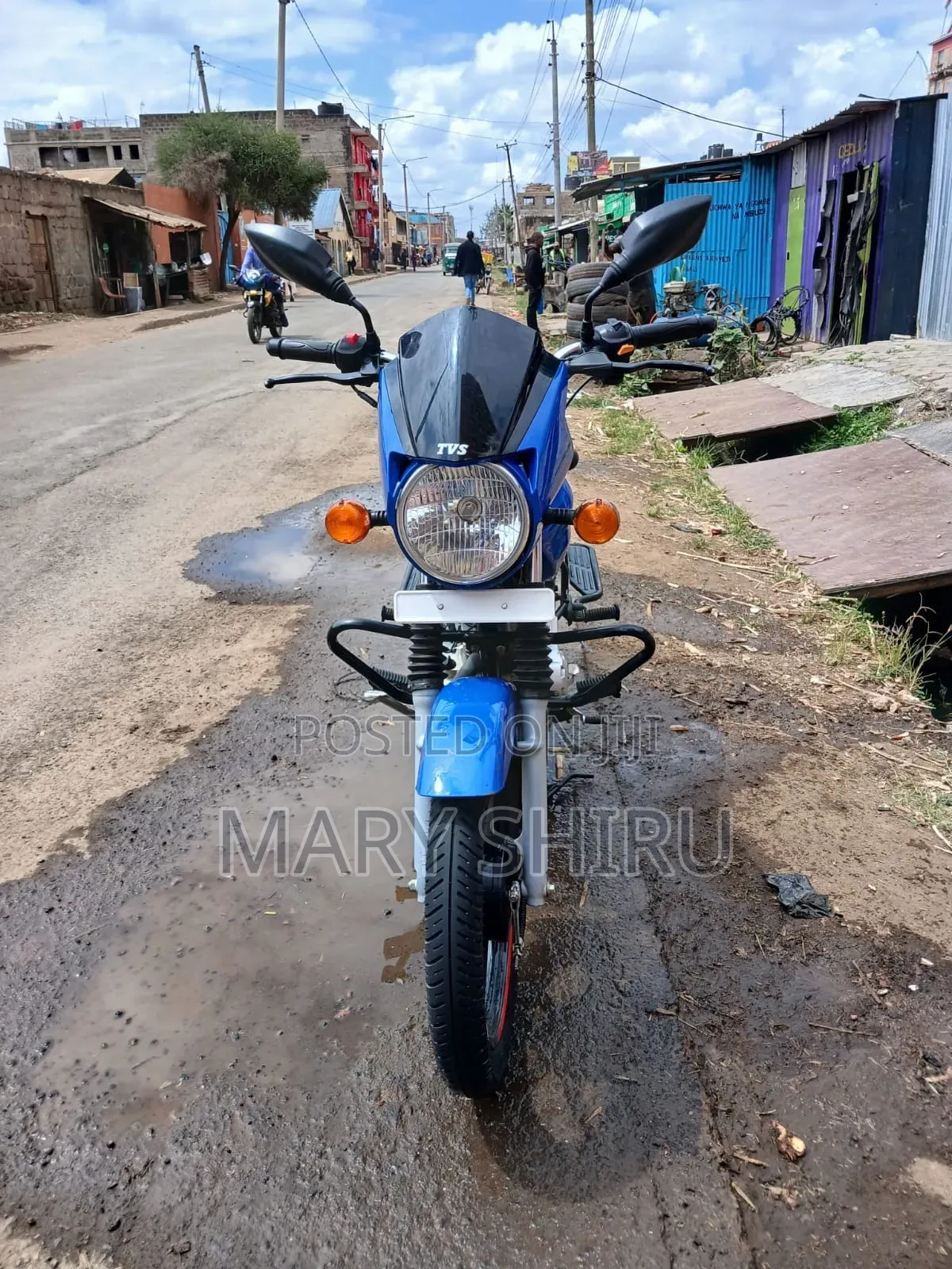 TVS HLX 125 2026 Blue
