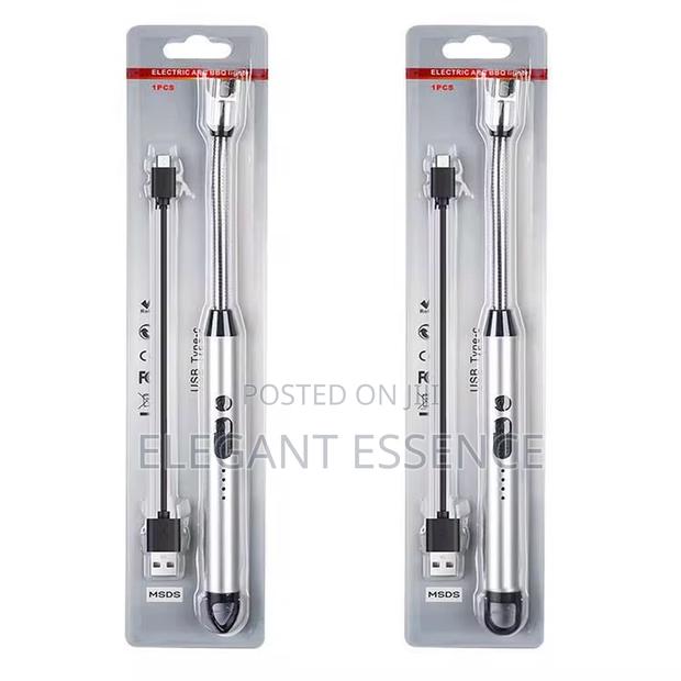 Candle Kitchen Lighter Safety Lock Arc Usb Lighter With C Port - main view