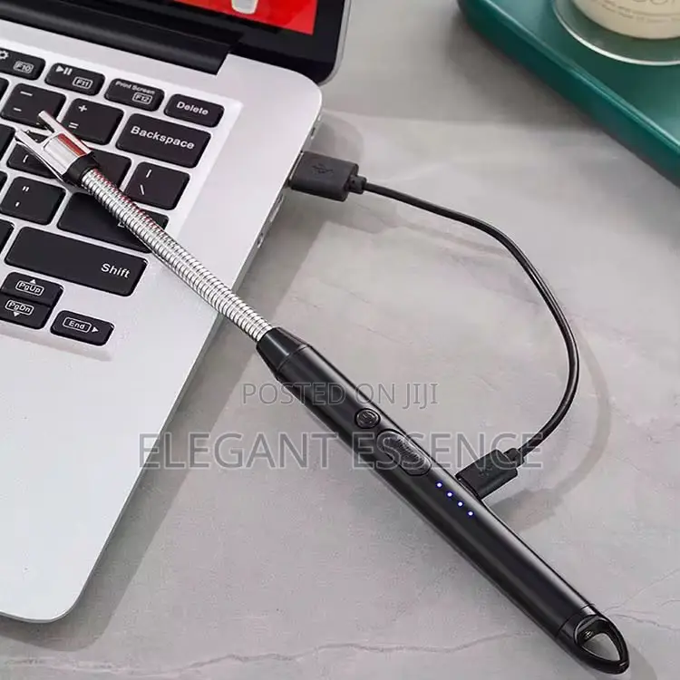 Candle Kitchen Lighter Safety Lock USB Lighter With Type C Port