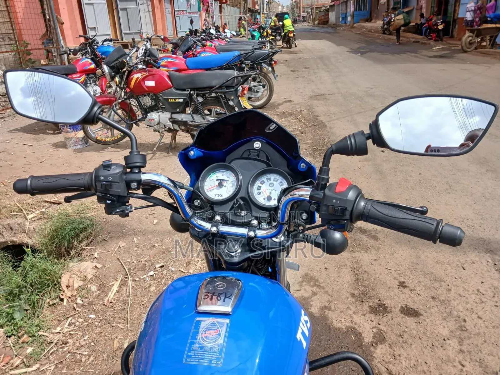 TVS HLX 125 2026 Blue