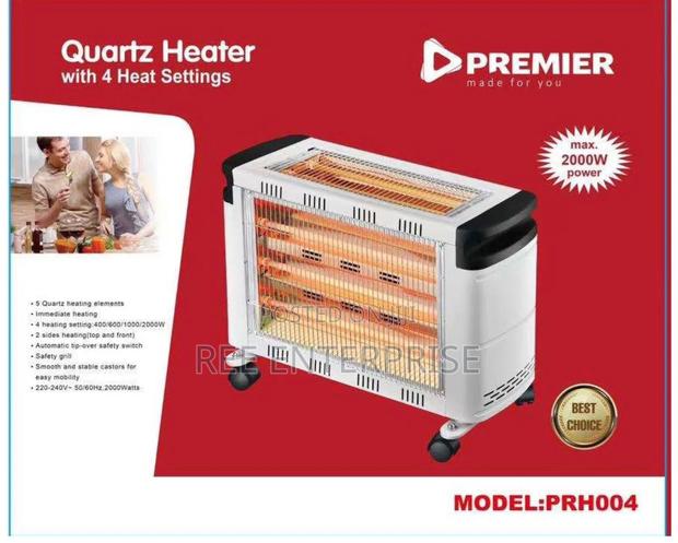 Quartz Heater With 4 Heat Settings
