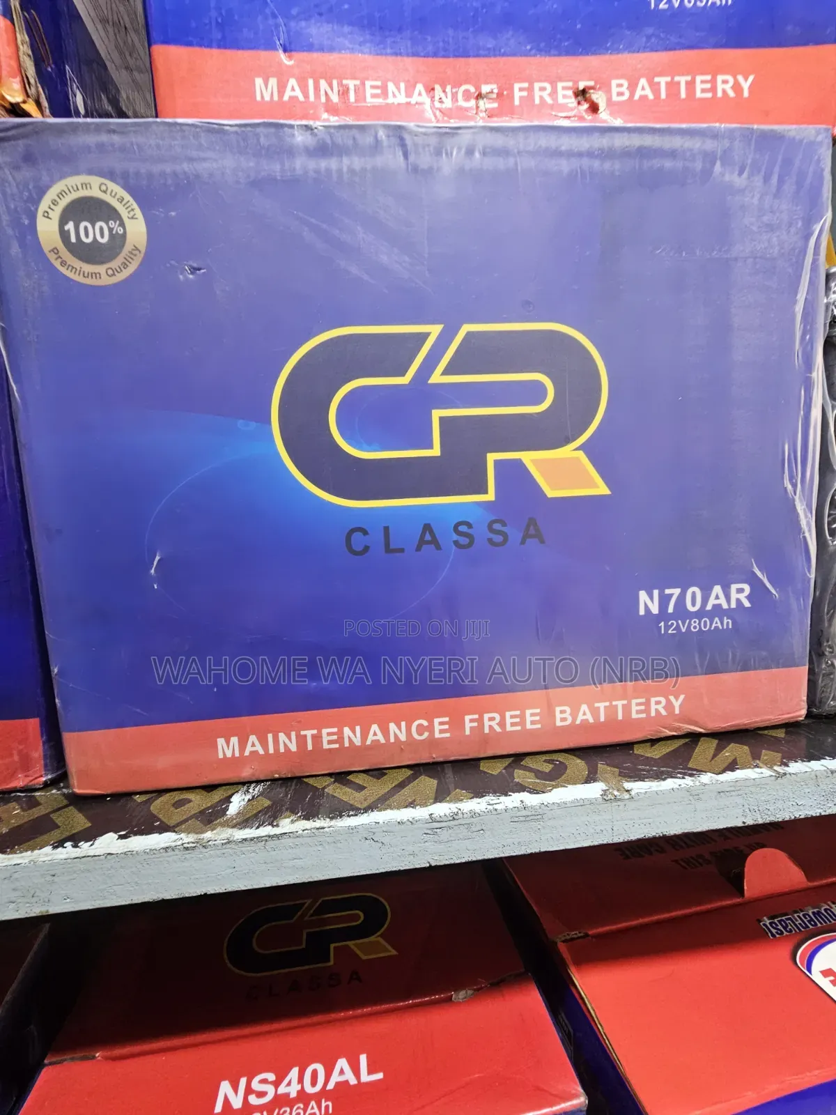 Cr Classa N70ar 12v 80ah Battery