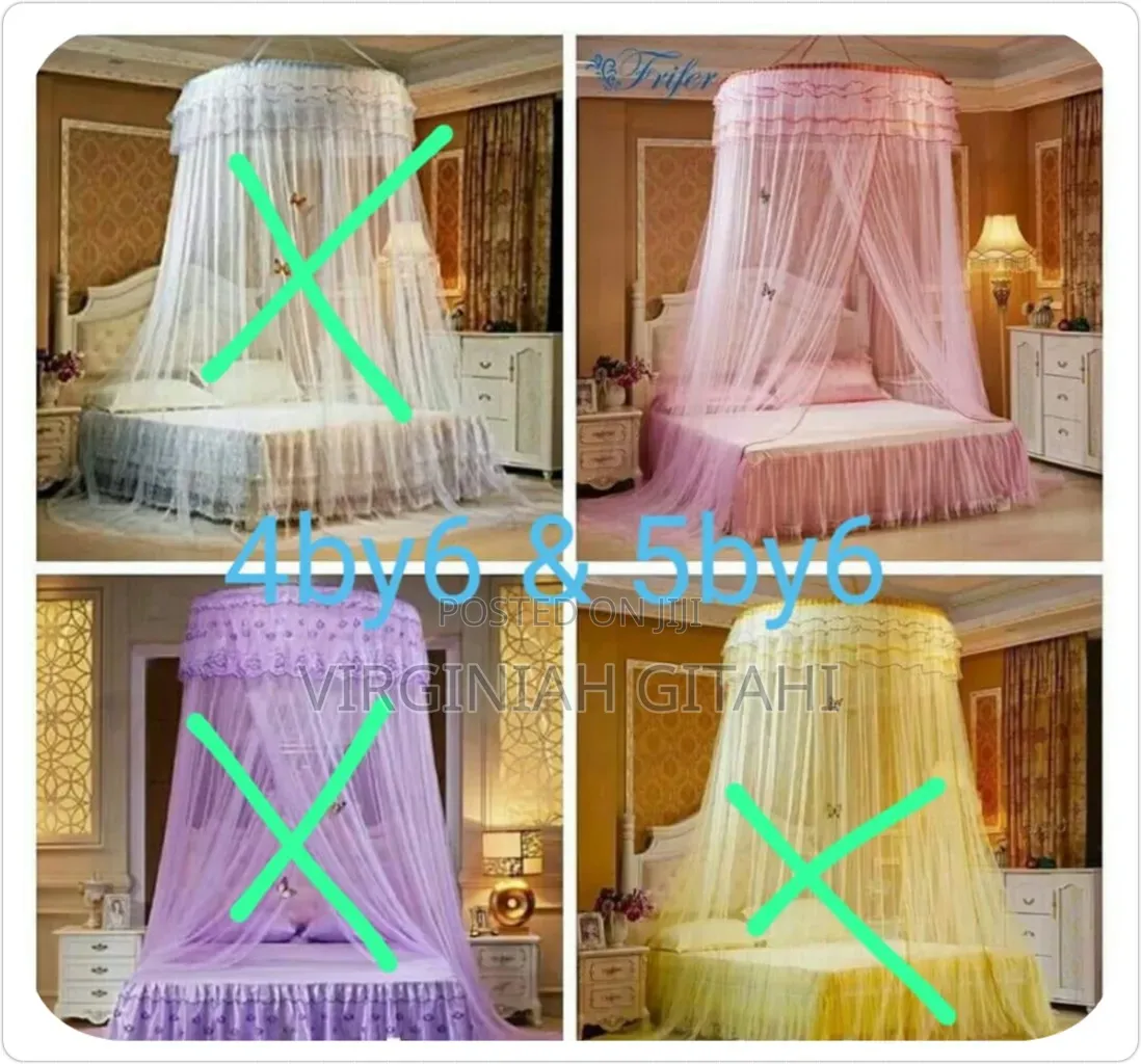 Round Mosquito Nets* *Size:* 4*6, , 5*6 Bed