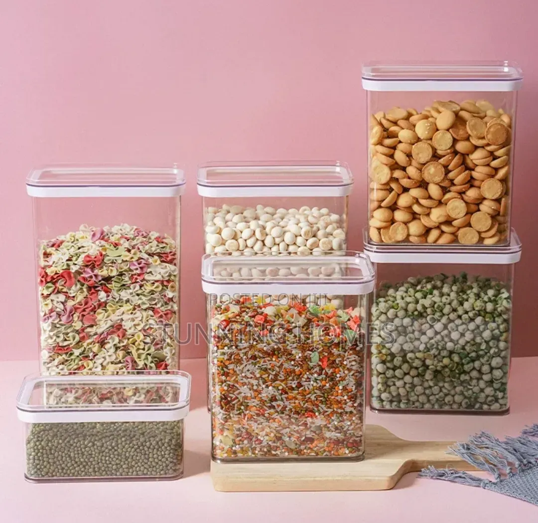 3400mls Acrylic Airtight Storage Tins