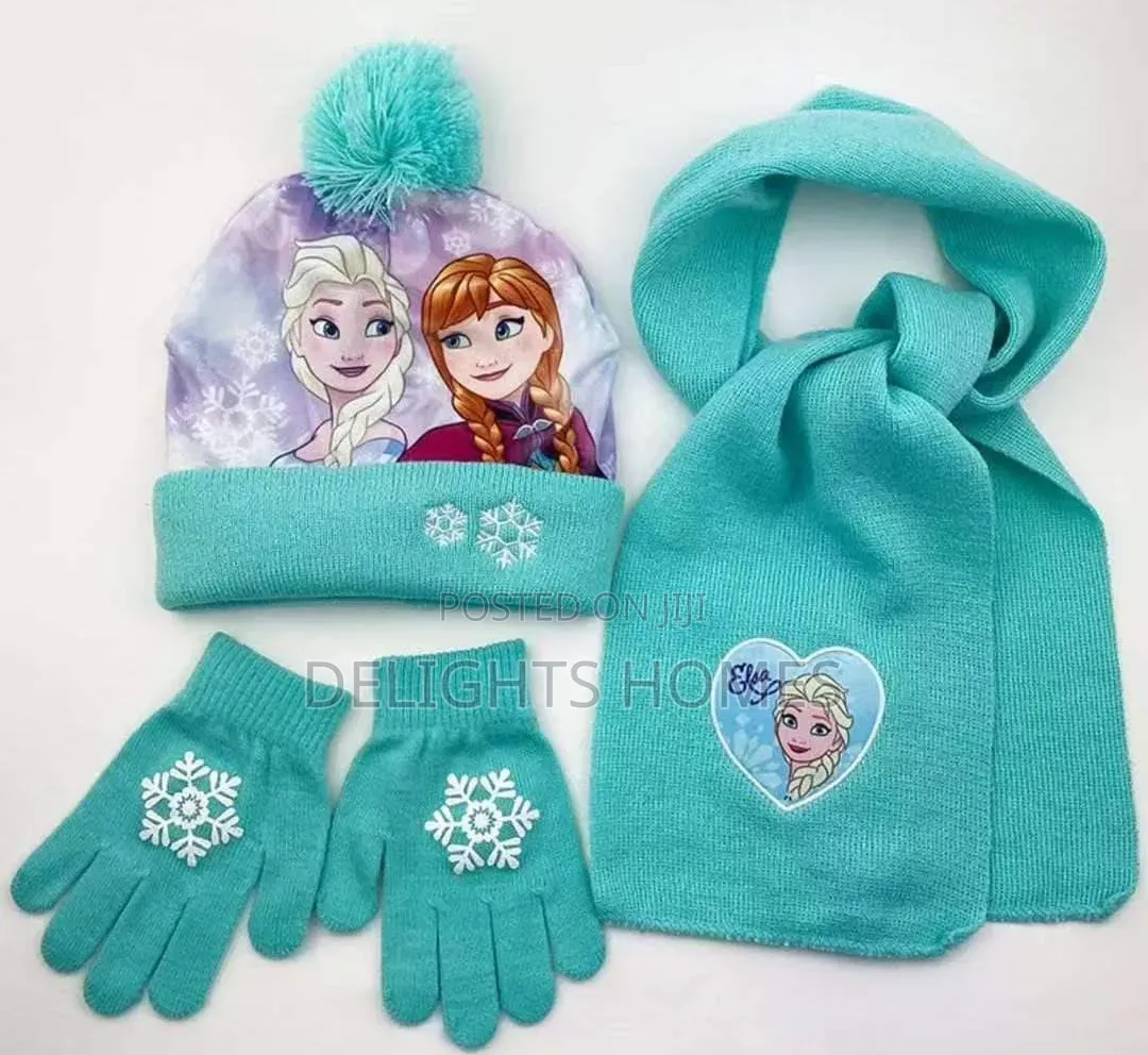 3pcs Frozen Themed Hat Beanie Cap_re