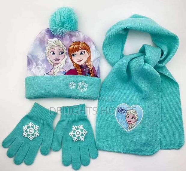 3pcs Frozen Themed Hat Beanie Cap_re