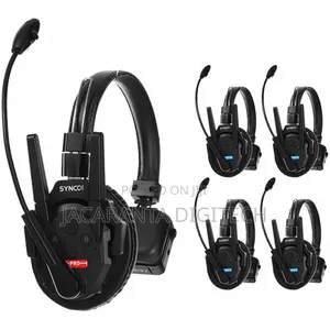 Synco Xtalk Xpro5 Wireless Intercom System With 5 Single-Ear Headsets