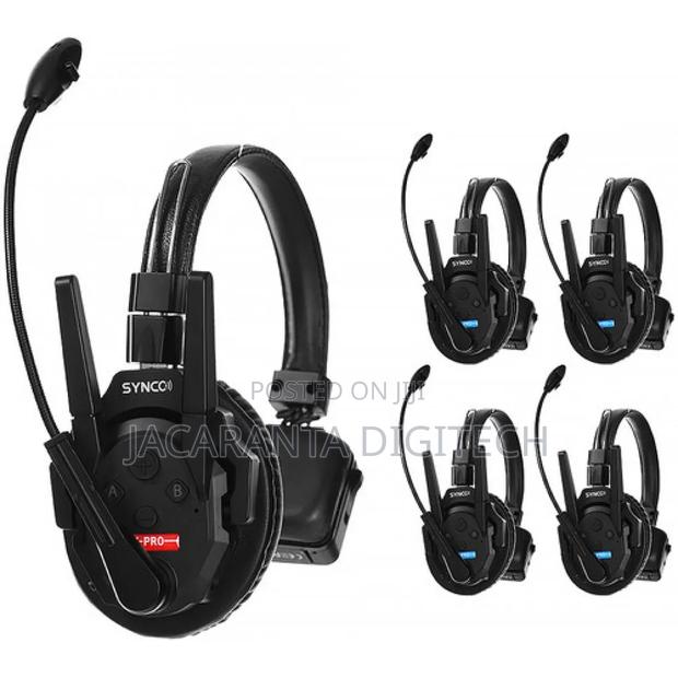 Synco Xtalk Xpro5 Wireless Intercom System With 5 Single-Ear Headsets - thumbnail 2