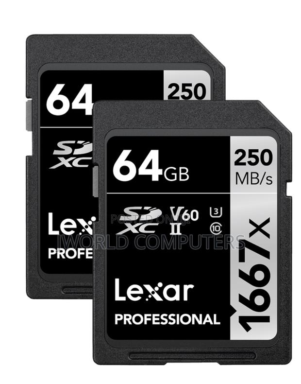 Lexar 64gb 300mb/S Sd Card - thumbnail 2
