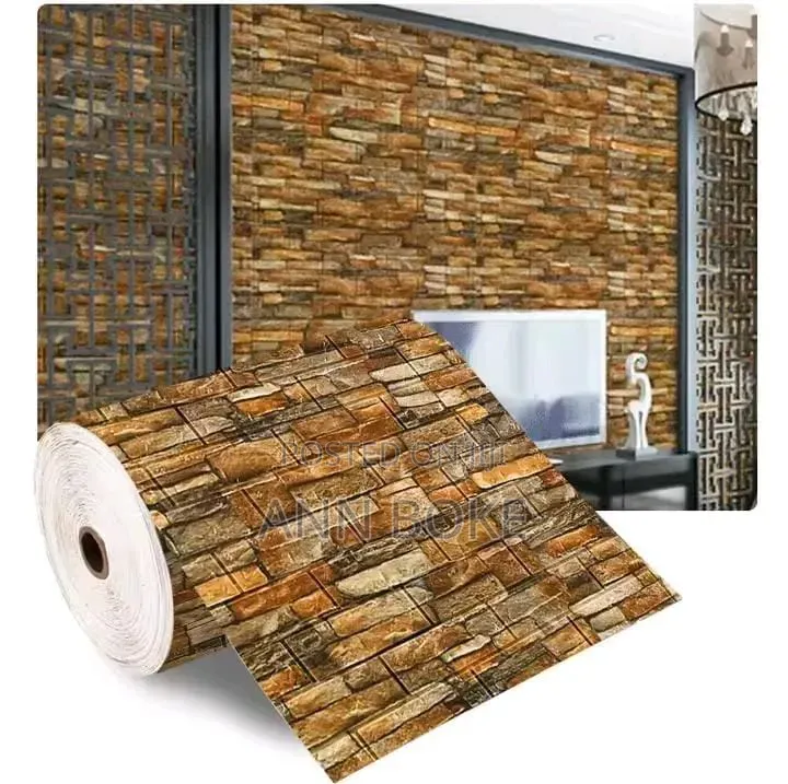 Decorative 3d Tiles Shape Wallpaper Measurements:70*77cm