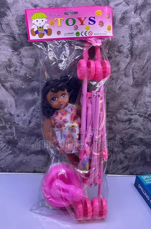 Baby Doll With a Stroller