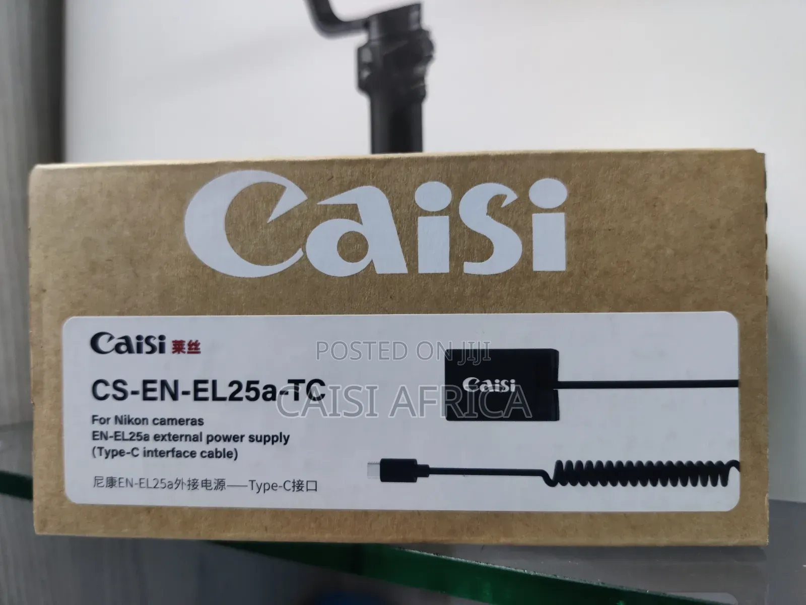 Caisi en-El25a Dummy Battery Power USB-C for Nikon Zfc, Z30, Z50