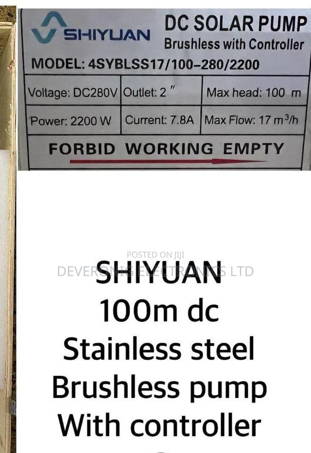 Shiyuan Stainless Steel Brushless Water Pump - thumbnail 2