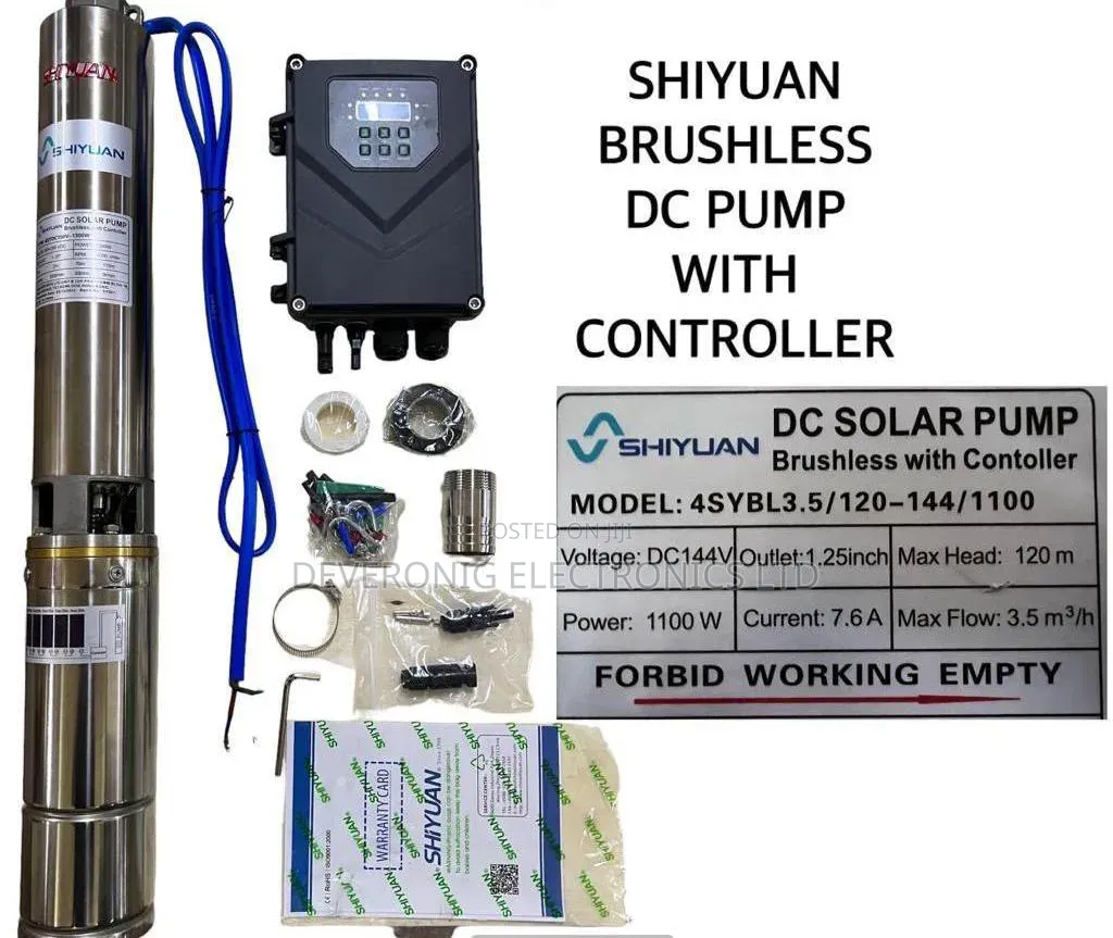 Shiyuan Brushless Dc Water Pump With Controller 120m 1100w