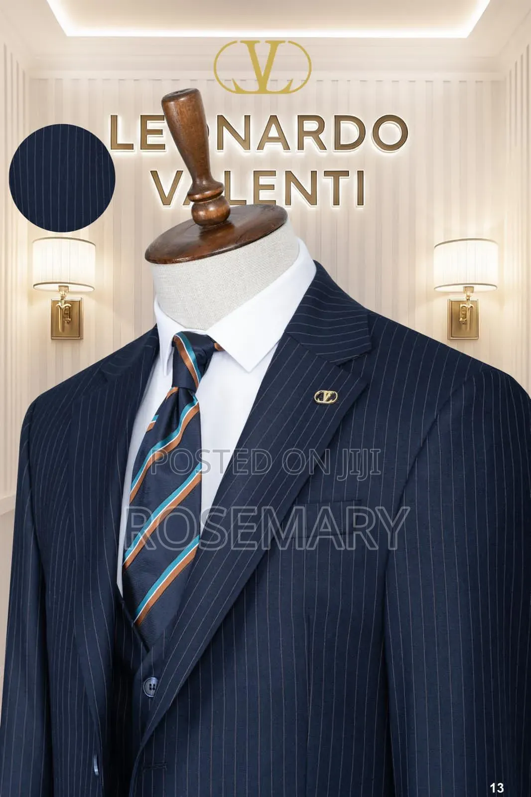 Small Lines Men Formal Suit