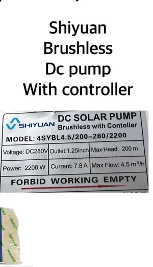 Shiyuan Brushless Dc Water Pump With Controller
