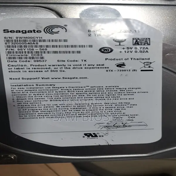 2 Tb Hard Disk Drive