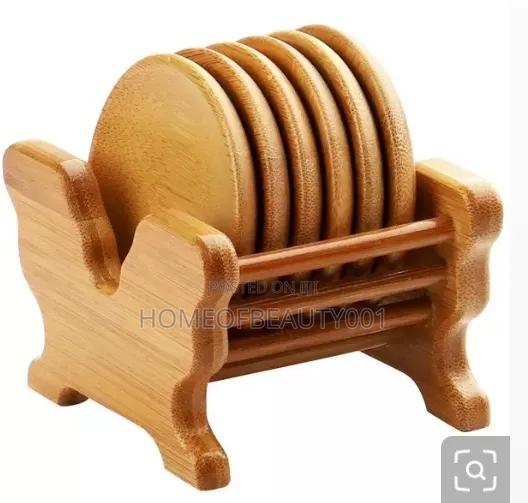 Bamboo Coaster Set.