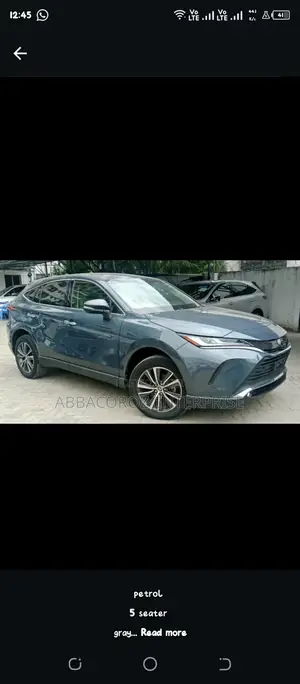 Toyota Harrier 2020 Gray