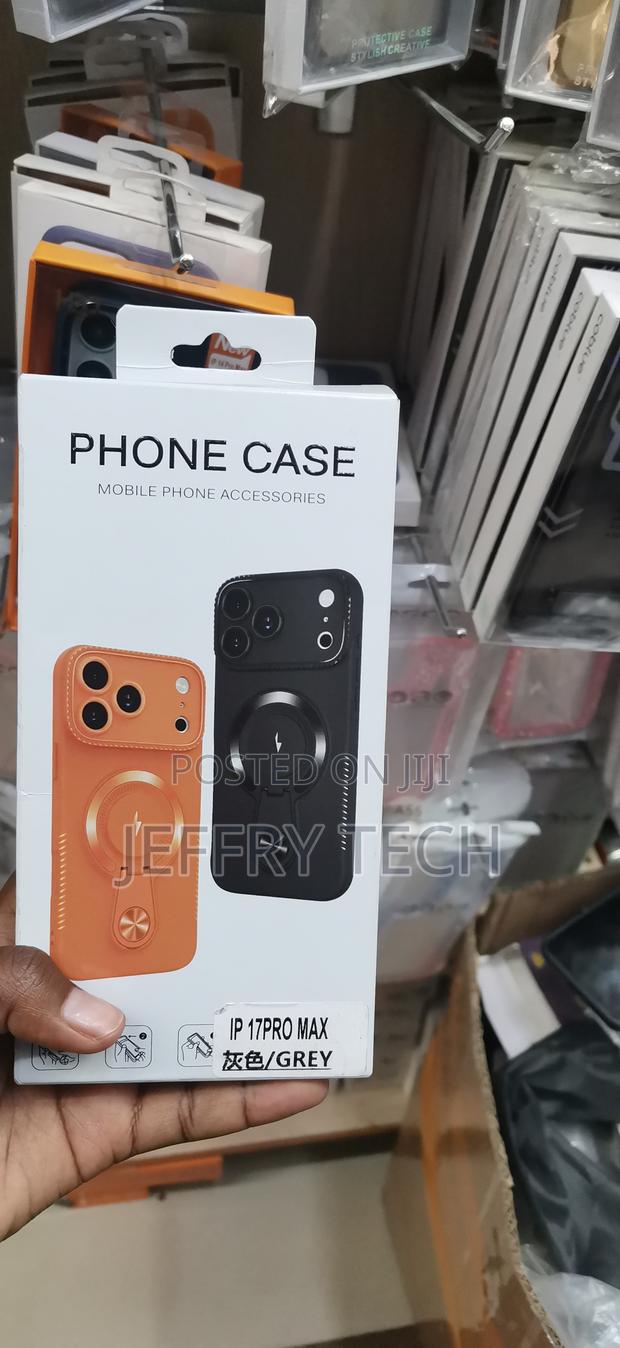iPhone 17 Pro Max Foldable O-Ring Ring Stand Accessory Case