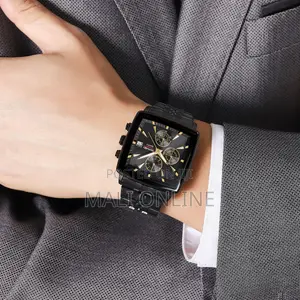 Chronograph Quartz Watch for Men Stainless Steel Band Skmei 2434