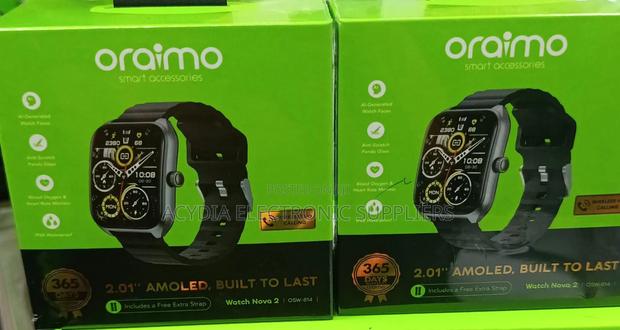 Oraimo Watch Nova 2 2.01" Amoled Ip68 Curved Touchscreen Smart Watch - thumbnail 2