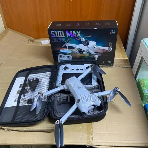 S101 Hd Dual Lens Drone With Screen Remote – Easy Flying for Beginner