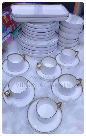 Elegant European Porcelain Dinner Set 32pcs