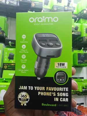 Oraimo Boulevard Car Moderator With Dual Usb Output