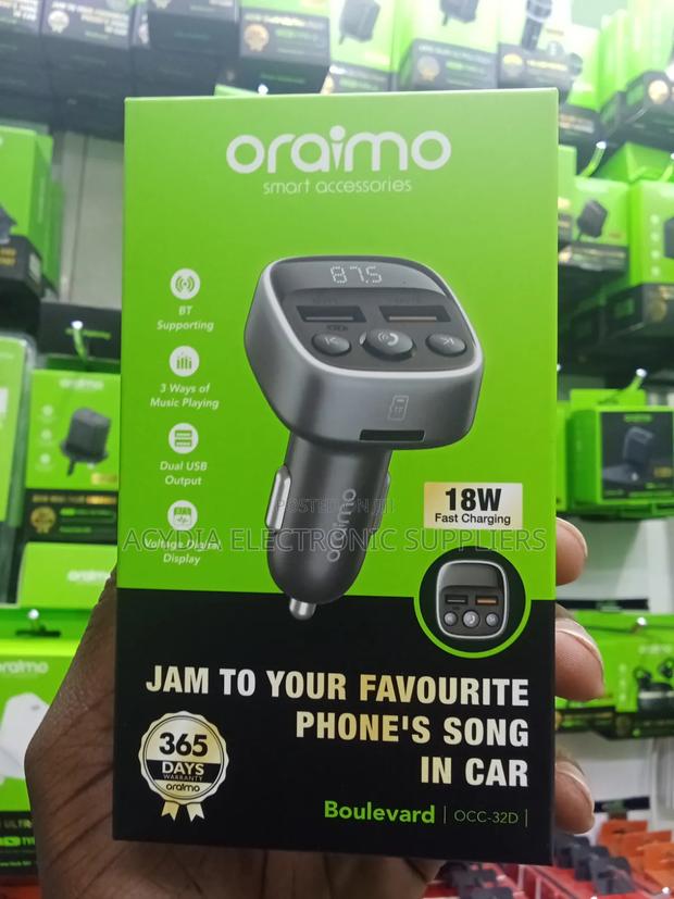 Oraimo Boulevard Car Moderator With Dual Usb Output