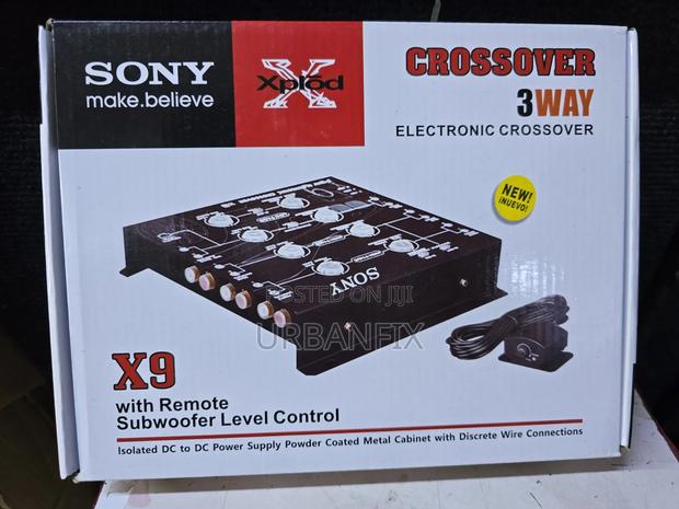 Sony Digital Electronic Crossover With Remote Subwoofer Level Control