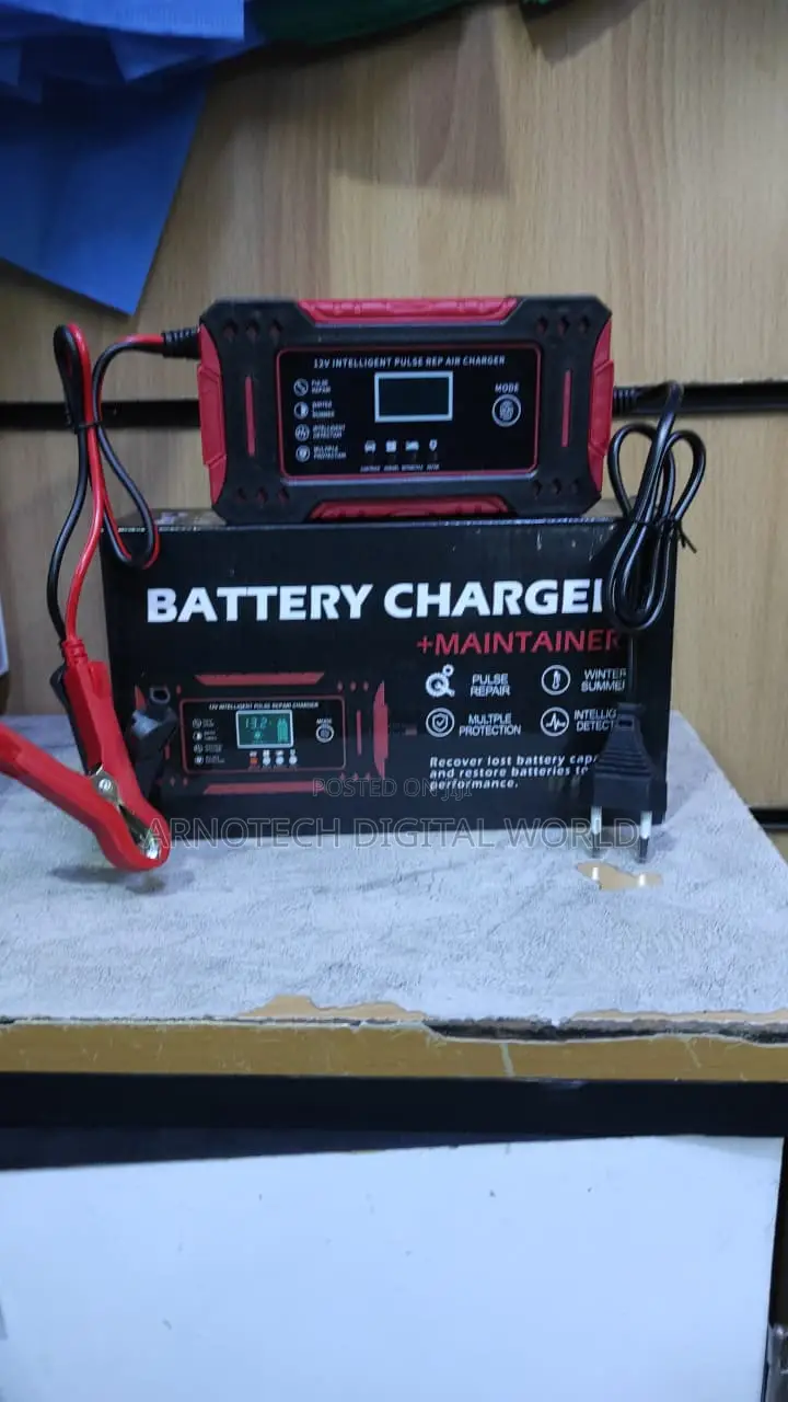 6a 12v Intelligent Car Battery Charger Pulse Repair