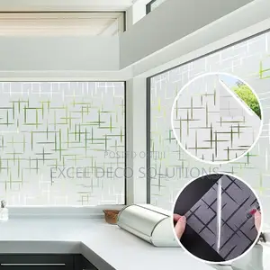 Decorative Frosted Film For Glass Doors Windows And Partitions