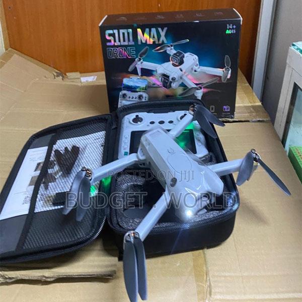 . S101 Foldable Drone With Display Screen – Dual Lens Camera for Begin