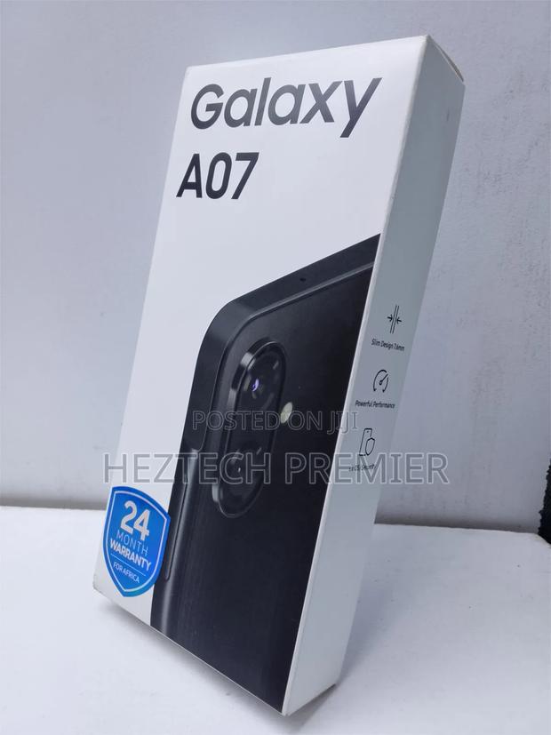 New Samsung Galaxy A07 128 GB Black - thumbnail 3