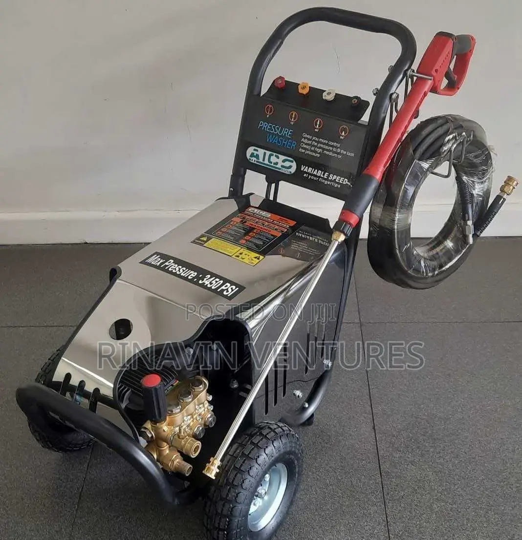 Aico Japan Electric Pressure Washer 5hp Motor Max Pressure 3450psi