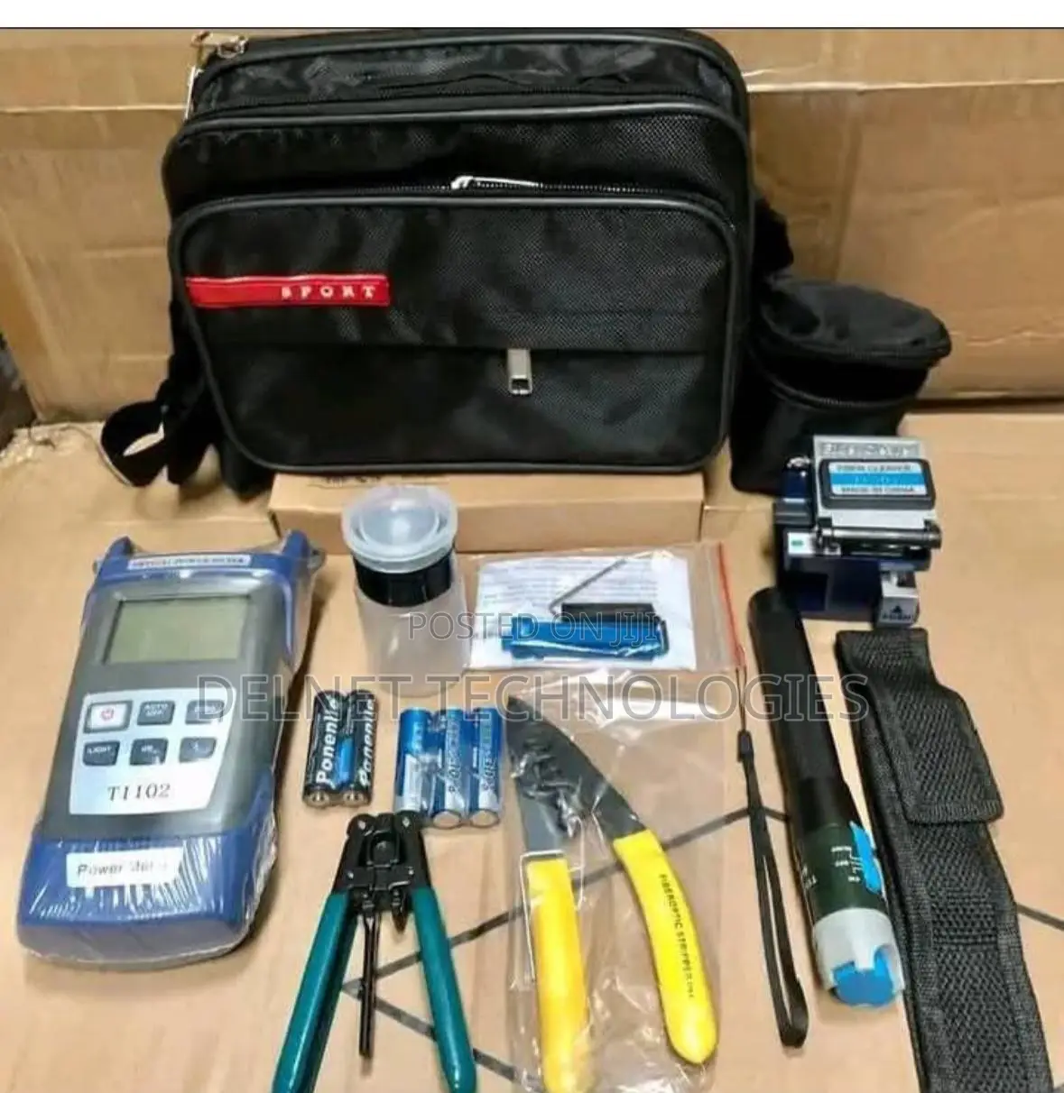 Fiber Optic Tool Kit – Complete FTTH Installation Set
