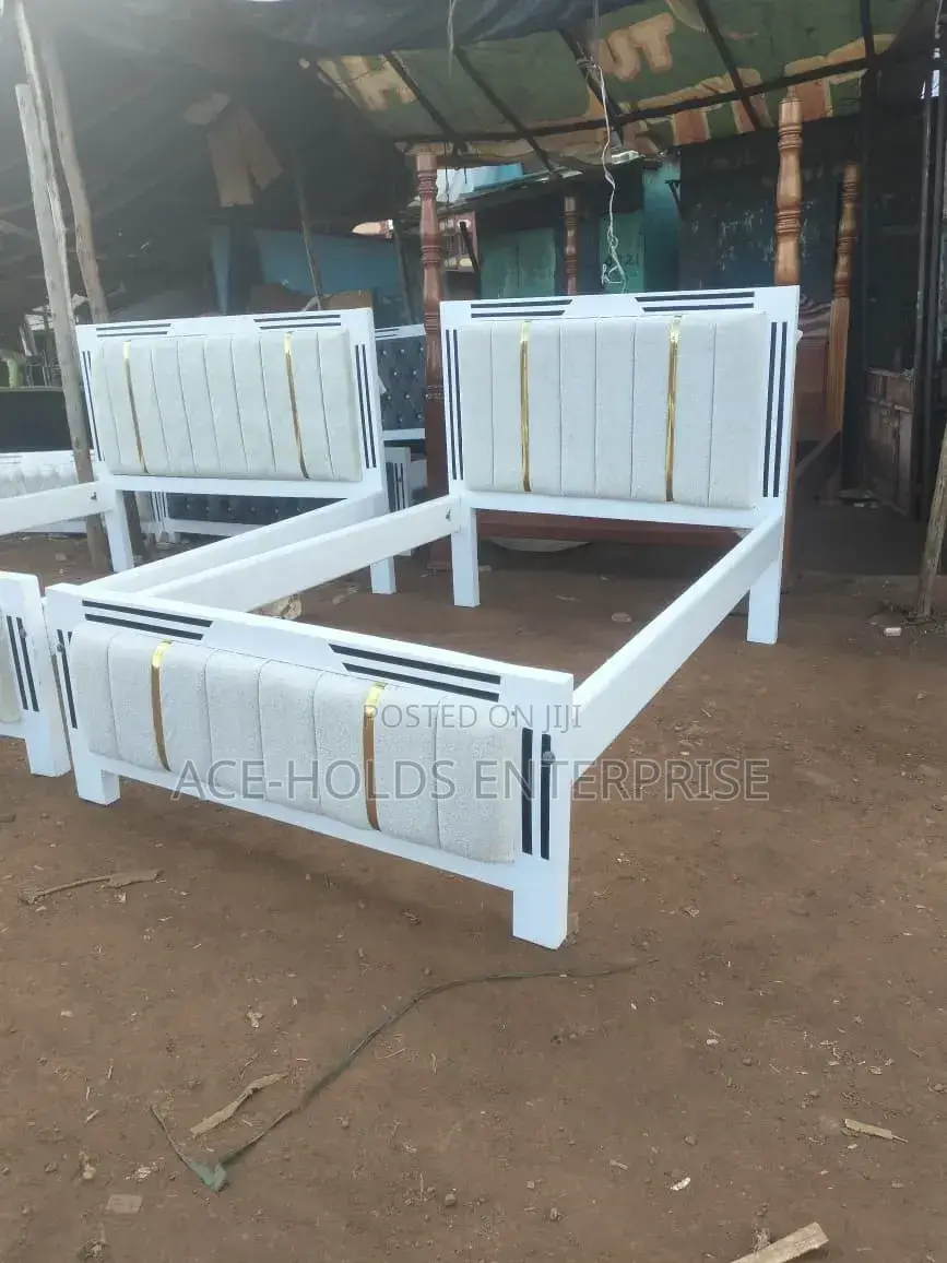 4*6 New Modern Designed Beds - Sleek Finish and Durable Wood