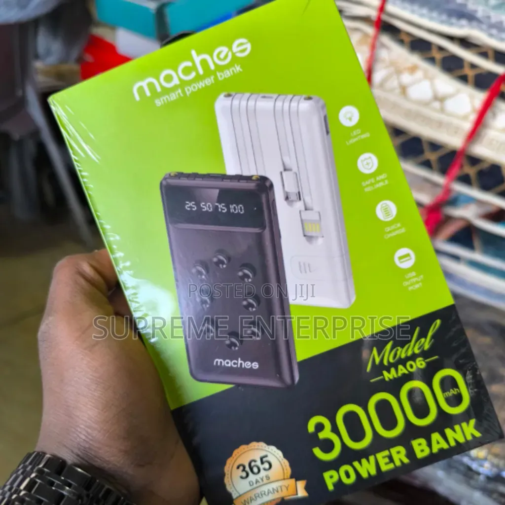 30000mah Powerbank With Led Lighting.