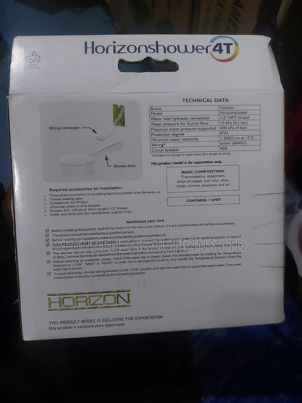 This Horizon Shower 4t Instant Electric Shower - thumbnail 4