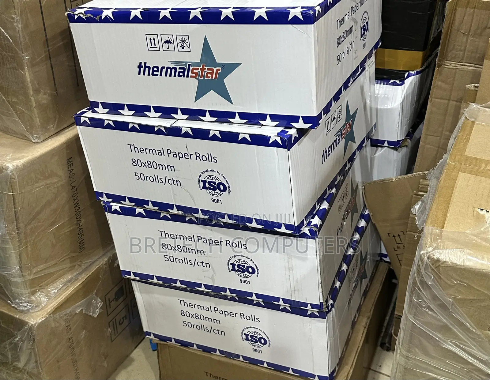 50 Rolls/Cartoon 80mm Thermal Paper Rolls
