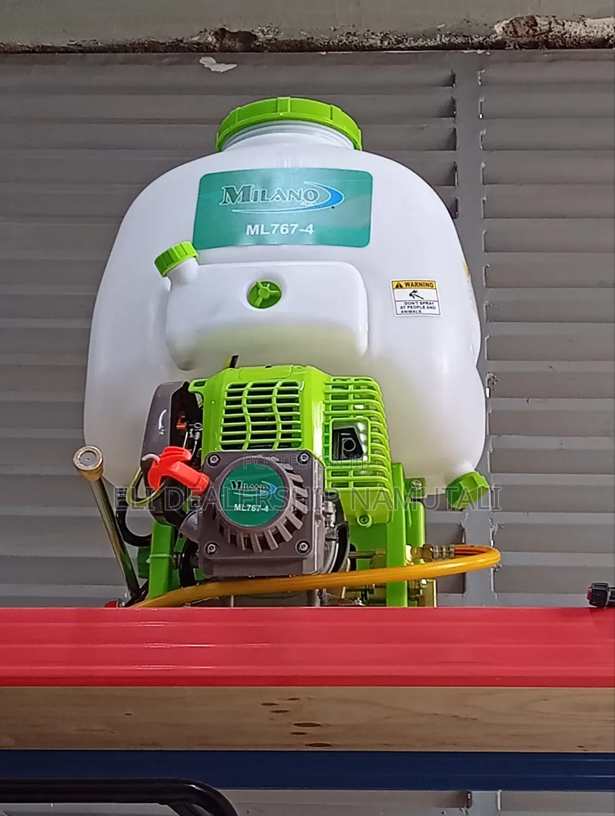 Milano Italia Gasoline Knapsack Sprayer for Large-Scale Farming