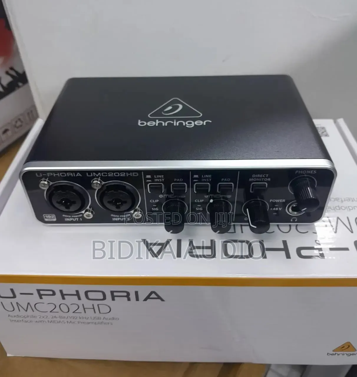 Behringer U-Phoria Umc202hd 2×2 Usb Audio Interface