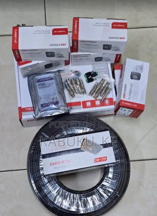 Advanced Security 4 Hikvision 1080p CCTV Cameras Complete System Kit