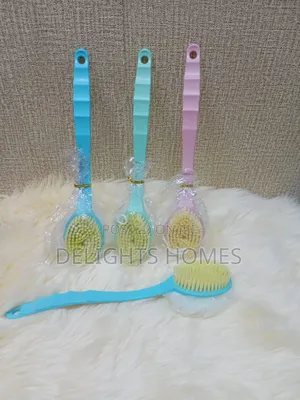Double Sided Bath Back Scrubber With Long Handle