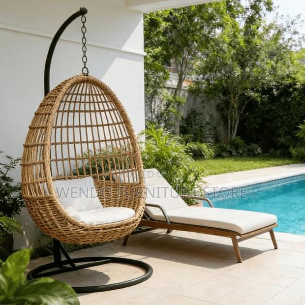 Home Chairs; Outdoor Hanging Hammock Chair - thumbnail 5