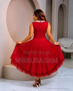 Red Midi Dress