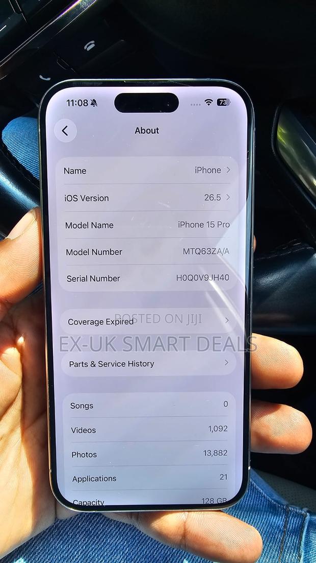 Apple iPhone 15 Pro 128 GB Silver - thumbnail 8