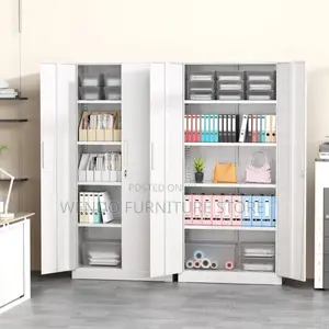 Office Cabinet; Gray Steel Office Documents Cabinets